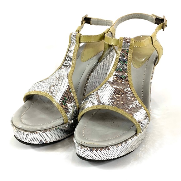 Fendi | Shoes | Extremely Rare Fendi Sequin Heels | Poshmark